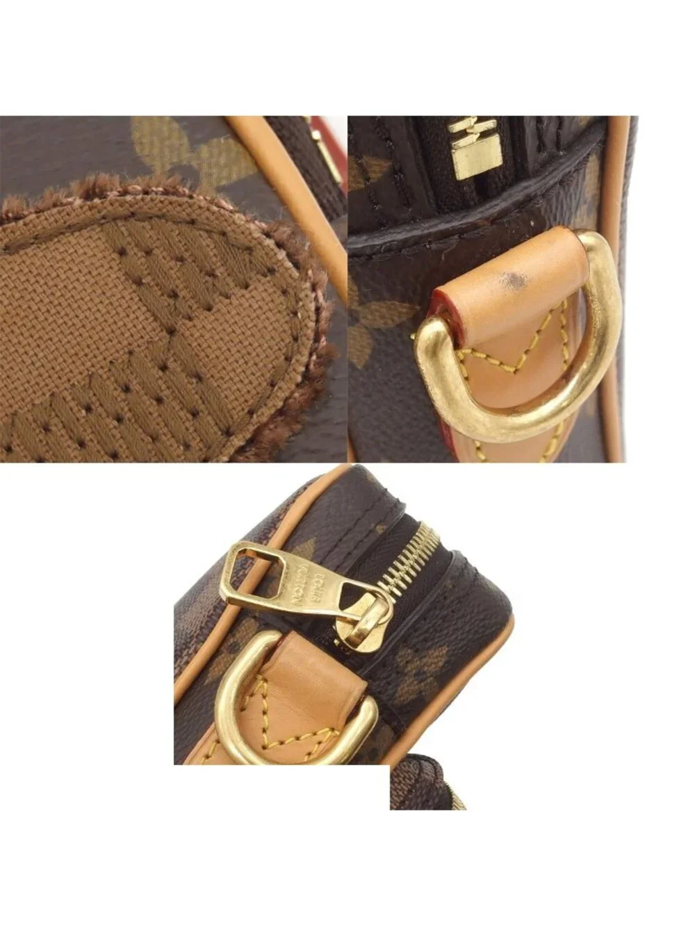 Louis Vuitton Nile Brown Monogram Wide NIGO Collaboration 2-Way Shoulder Bag